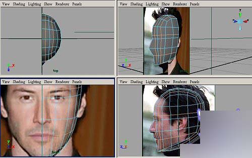 Maya制作人物头部polygon建模5