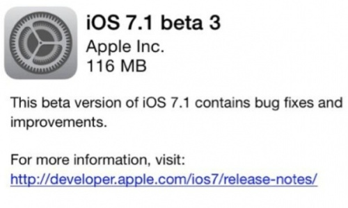 苹果最新系统iOS7.1 Beta3发布 系统的UI变化大1