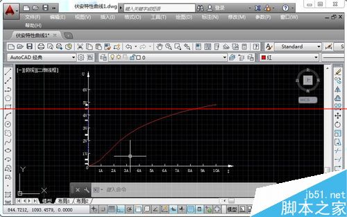 CAD中怎么绘制伏安特性曲线？1