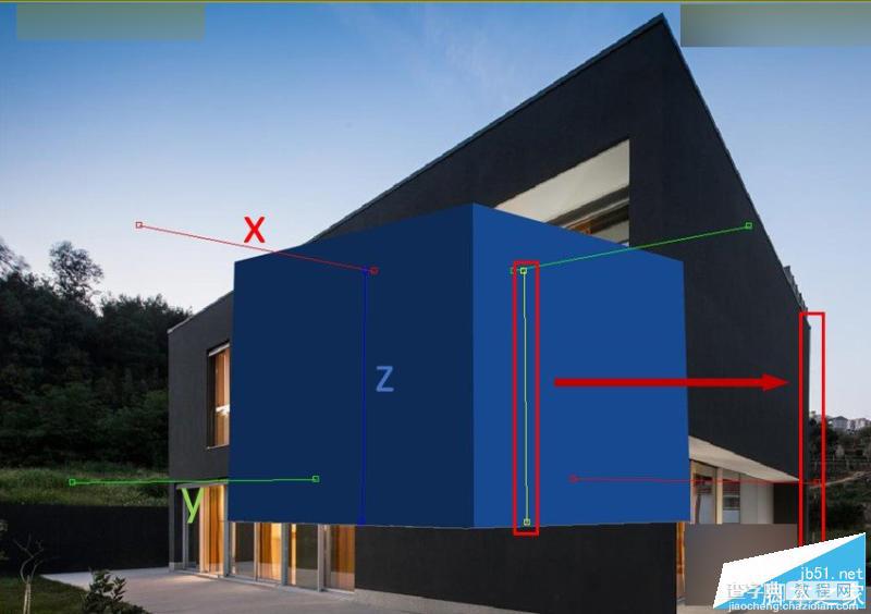 建模技巧：3DMAX巧用透视匹配给照片建模6