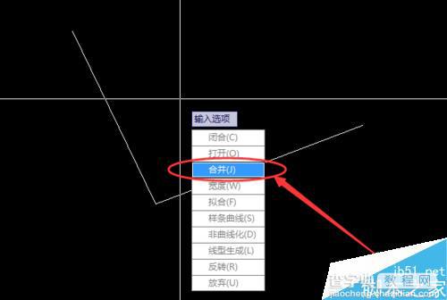 在cad中将两条线段连接起来合并成一条直线方法介绍7