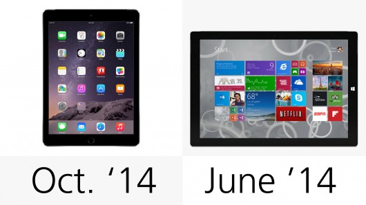 iPad Air 2和Surface Pro 3规格参数对比22