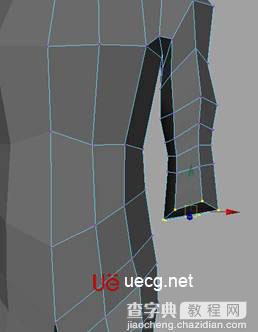 MAYA建立人体躯干的建模教程16