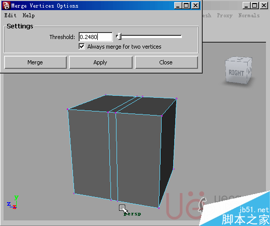 MAYA Polygons建模Edit Mesh命令集详解44