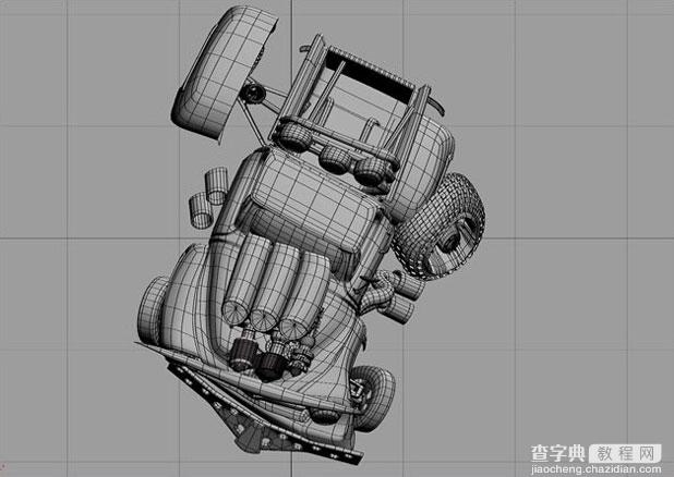 3ds Max打造飞奔的卡通汽车形象7