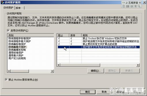 McAfee的服务器常用杀毒软件下载及安装升级设置图文教程 McAfee杀毒软件防病毒规则设12