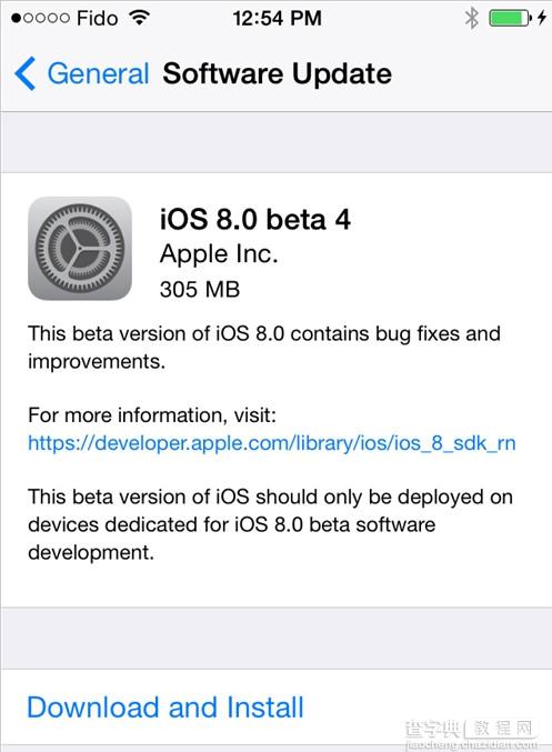 苹果iOS8 beta4所有未修复及新出现的BUG汇总详情1