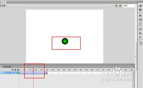 Adobe Flash教程：如何利用Flash更改你做的动画中物体运动的速度7