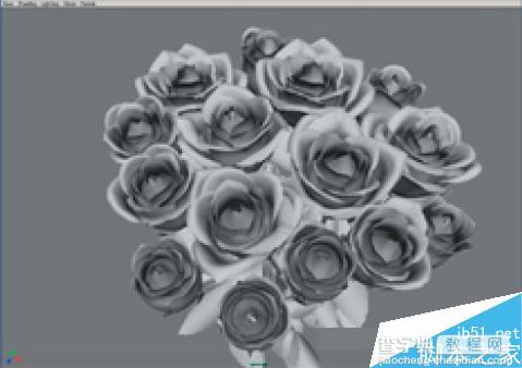 maya7.0制作漂亮的红玫瑰花建模19