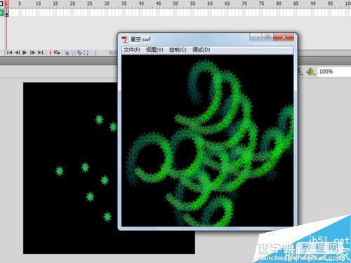 flash制作绚丽星空的动画11