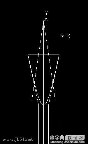 AutoCAD 一字形螺丝刀头制作教程6