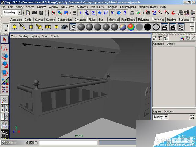 MAYA制作卡通建筑方法和具体制作步骤23