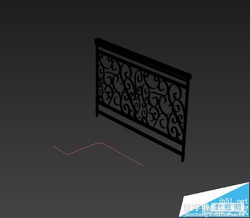 3DMAX怎么绘制弯曲装饰栏杆模型?1