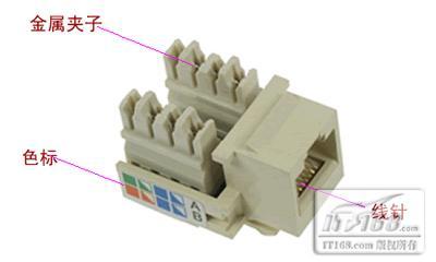 墙壁网线插座接法详细图解2