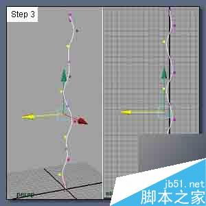 MAYA制作精美的绞编手链建模教程4