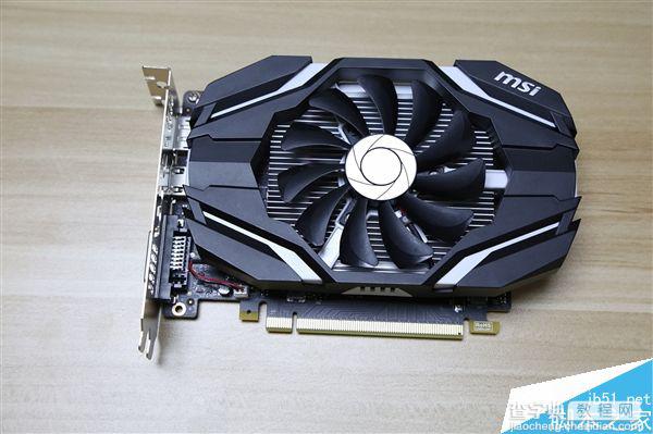 微星GTX 1050 Ti 4G OC超频版图赏:采用单风扇散热器2