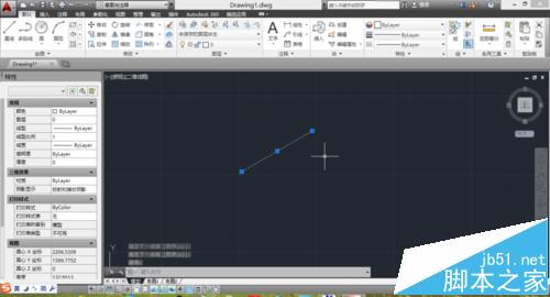 CAD怎么画一定角度的线段?4