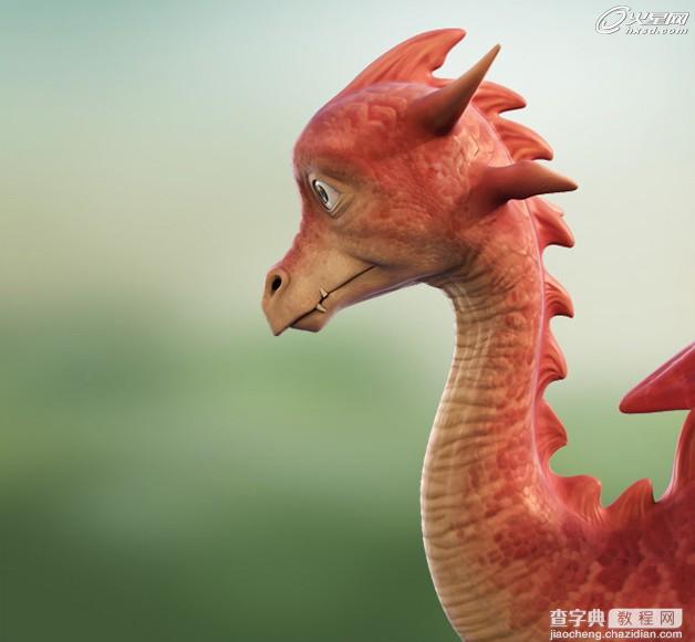3DSMAX制作可爱的卡通小恐龙角色22