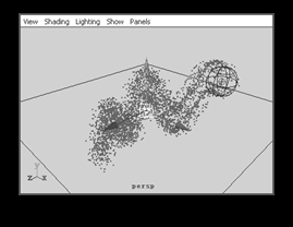 Maya7.0 粒子系统- 模拟水滴相撞的效果8