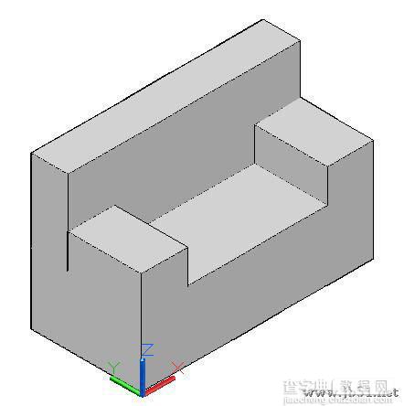 AutoCAD 制作双人和多人沙发教程9