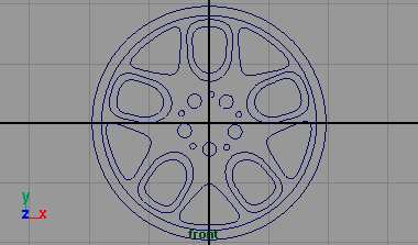 Maya Nurbs 车轮建模的流程解析2