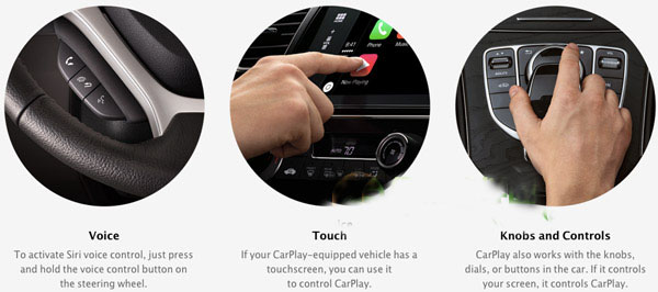 全触屏carplay怎么用?苹果carplay车载导航系统使用方法1