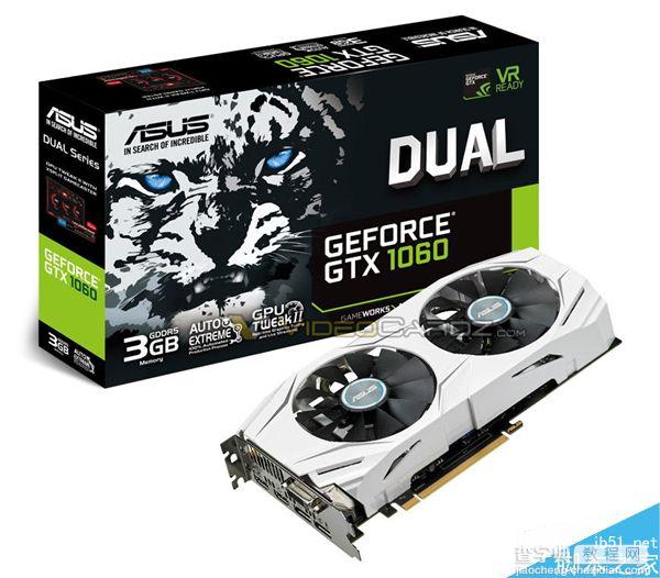 NVIDIA正式发布GTX 1060 3GB显存版1