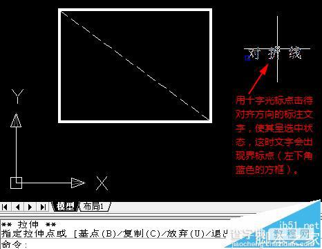 cad斜线怎么标注? cad标注文字方向与斜线方向一致的教程3