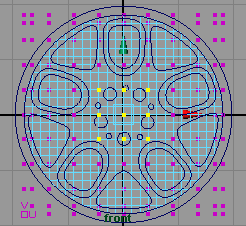 Maya Nurbs 车轮建模的流程解析8