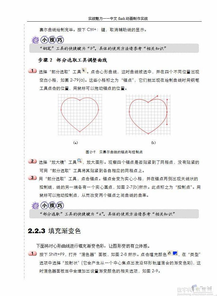 Flash钢笔工具绘图技巧详细分析5