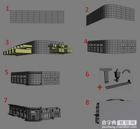 3DMAX打造荒凉败落的城市建模教程3