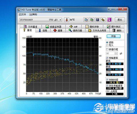 硬盘检测工具HD Tune怎么用 HD Tune检测硬盘图文教程2