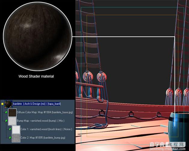 3DSMAX材质贴图教程：制作逼真的卡通船长20
