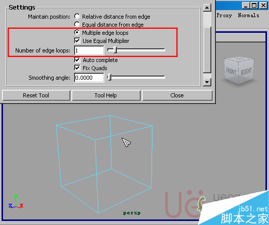 MAYA Polygons建模Edit Mesh命令集详解29