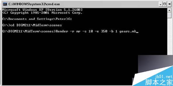 入门:用DOS命令进行MAYA渲染的方法介绍15