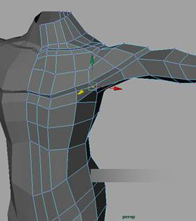MAYA建立人体躯干的建模教程30