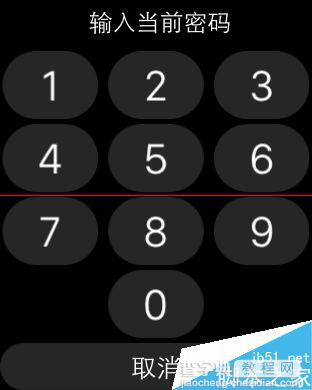 苹果Apple Watch手表怎么修改默认置解锁密码？6