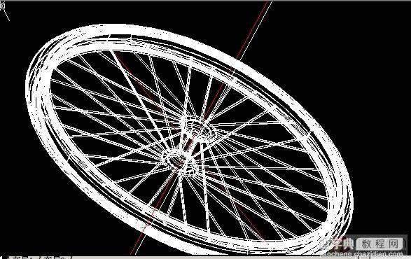教你用AutoCAD制作三维单车车轮25