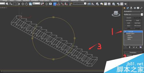 3ds max2012制作漂亮的螺旋楼梯17