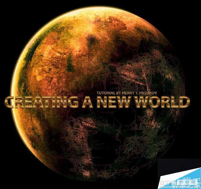 3ds Max结合PS制作一个全新又真实的地球1