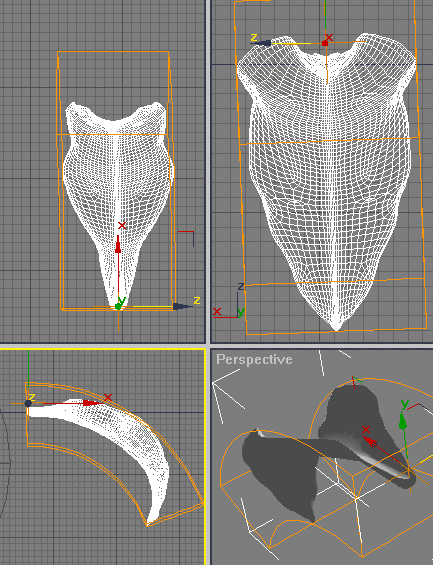 3DMAX简单制作一朵纯洁的百合花6