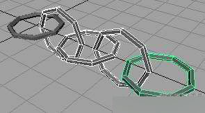 Maya绘制摆动的链子的实例教程13