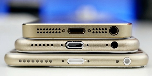 苹果iPhone6真机模型对比iPhone5s/LG G3/一加手机图赏6