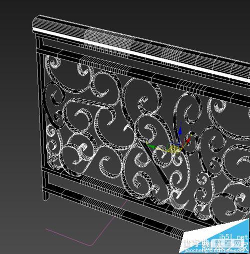 3DMAX怎么绘制弯曲装饰栏杆模型?6