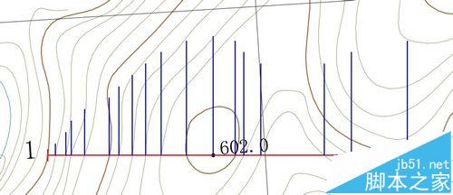 CAD手动绘制地形图剖面的图文教程3