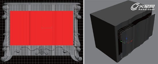 3DSmax打造精致的室内欧式雕花柜子家具建模6