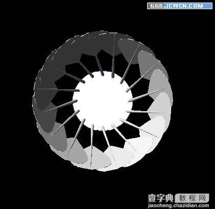 AutoCAD三维建模教程：制作逼真的立体羽毛球16