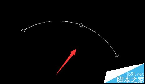 cad中怎么画弧形? cad3点画弧线的方法6