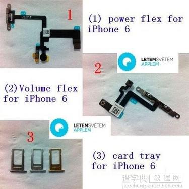 金银灰三色SIM卡槽 iPhone 6组件曝光（图片）1
