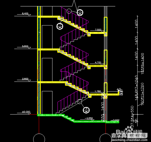 AutoCAD怎么设计楼梯?4